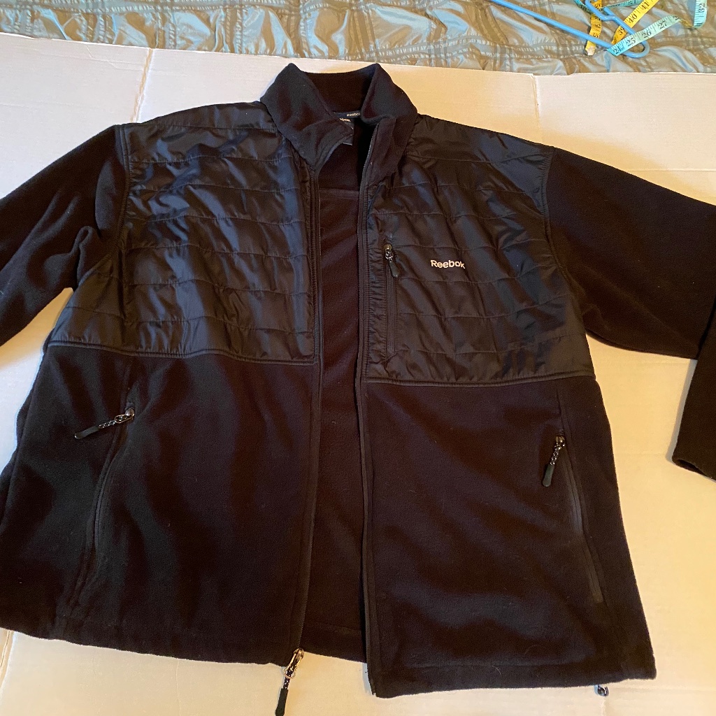 Mens Black Reebok Jacket